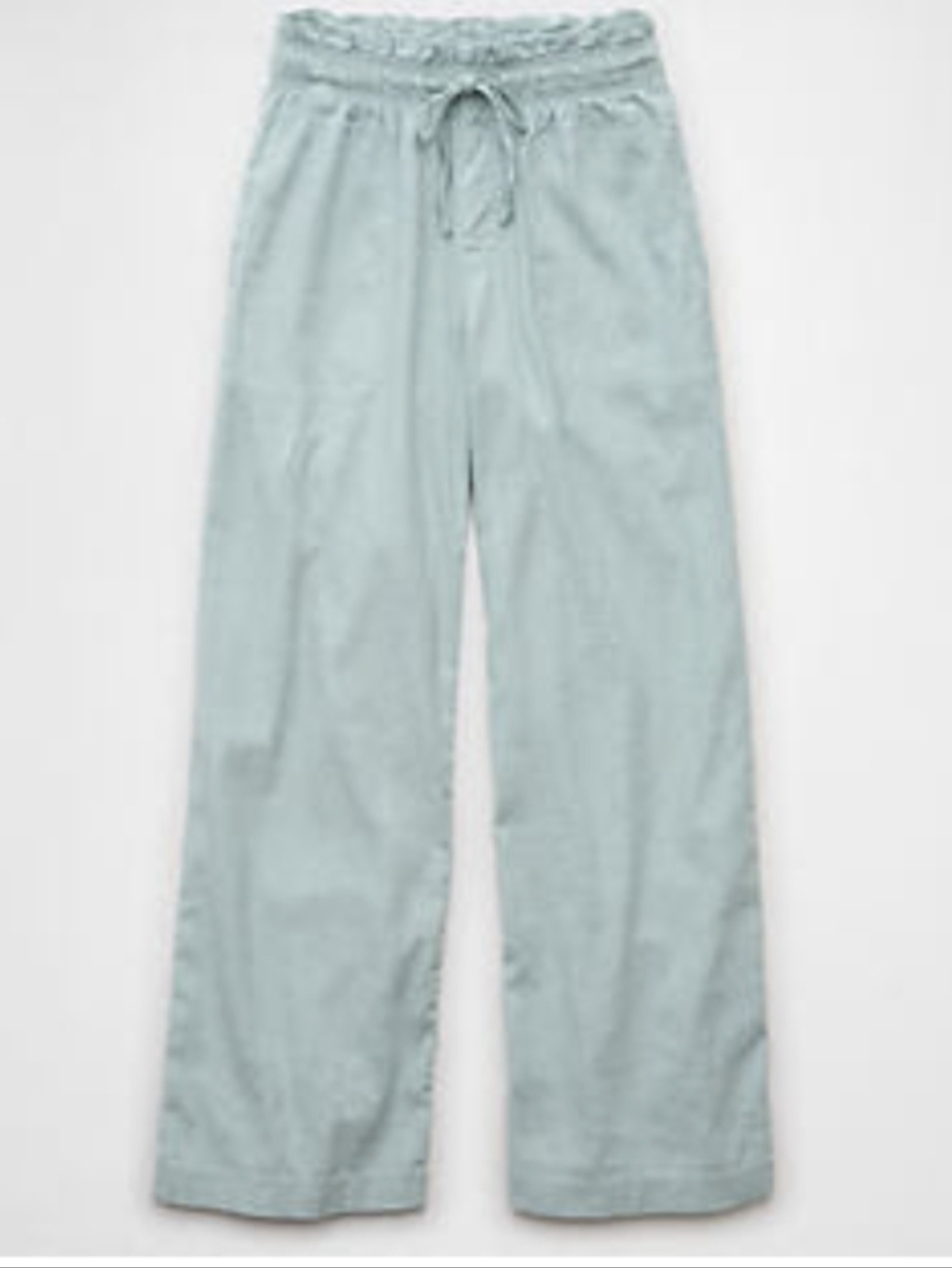 American Eagle Outfitters Women's Dreamy Drape Linen-Blrms Wide Leg Pants